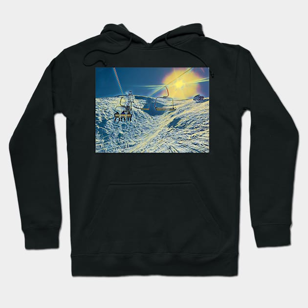 Heavenly, Mt Hotham Hoodie by ajdesignsau